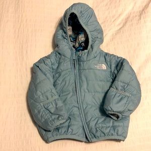 Reversible North Face Puffer Jacket, Size 6-12 Months